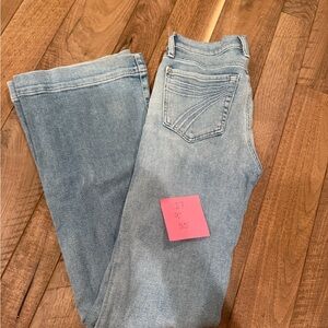 7 For All Mankind Light Blue Flare Jeans
